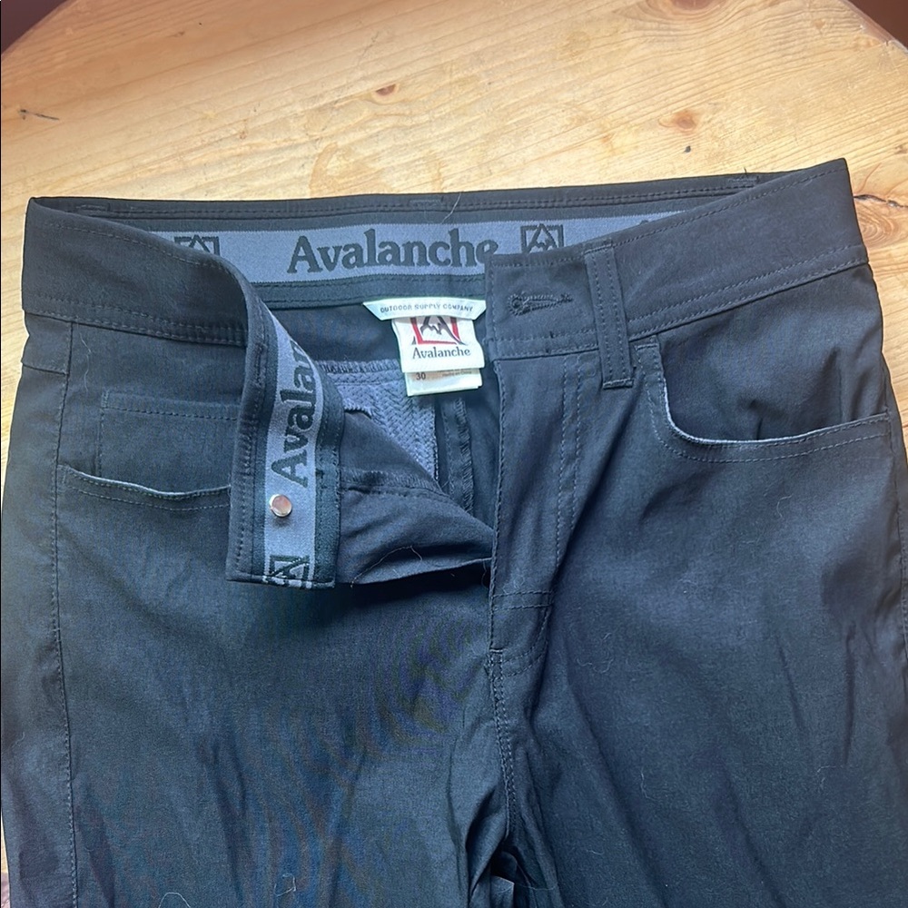 Avalanche Black Pants
